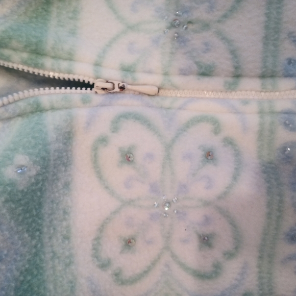 Alfred Dunner Thick Fleece Jacket Womens Petite M - Dreamy!!! - Picture 5 of 10